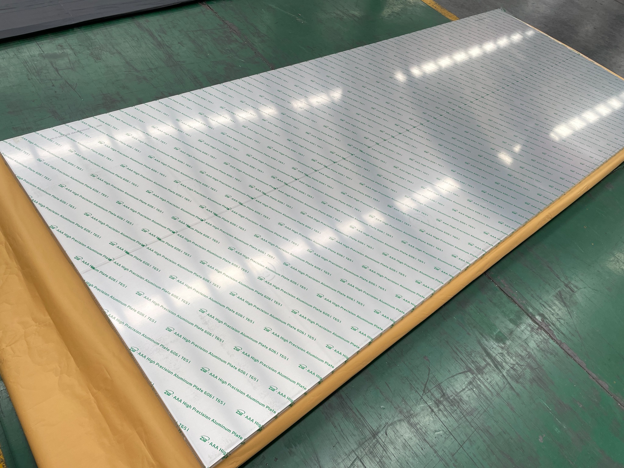 6061-T651 ultra-flat aluminum plates with protective film