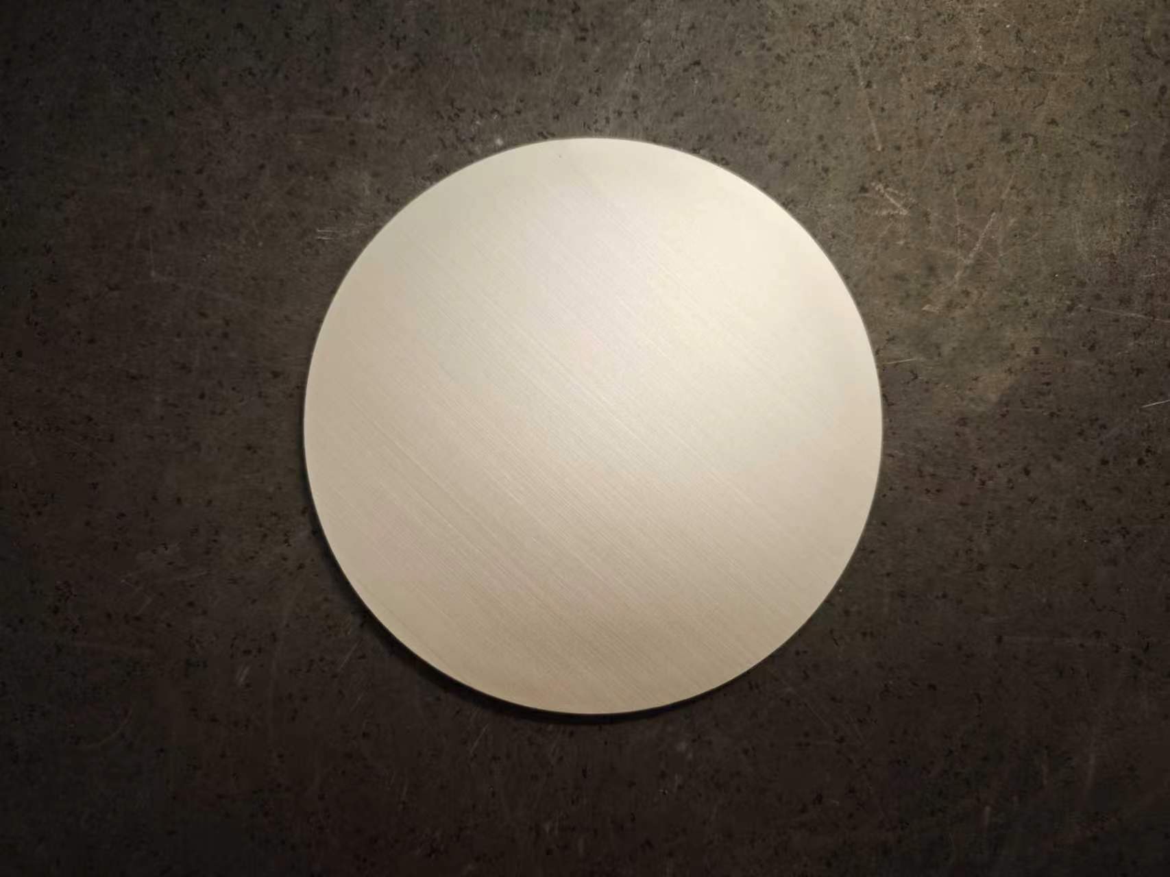 Ground aluminum blank surface